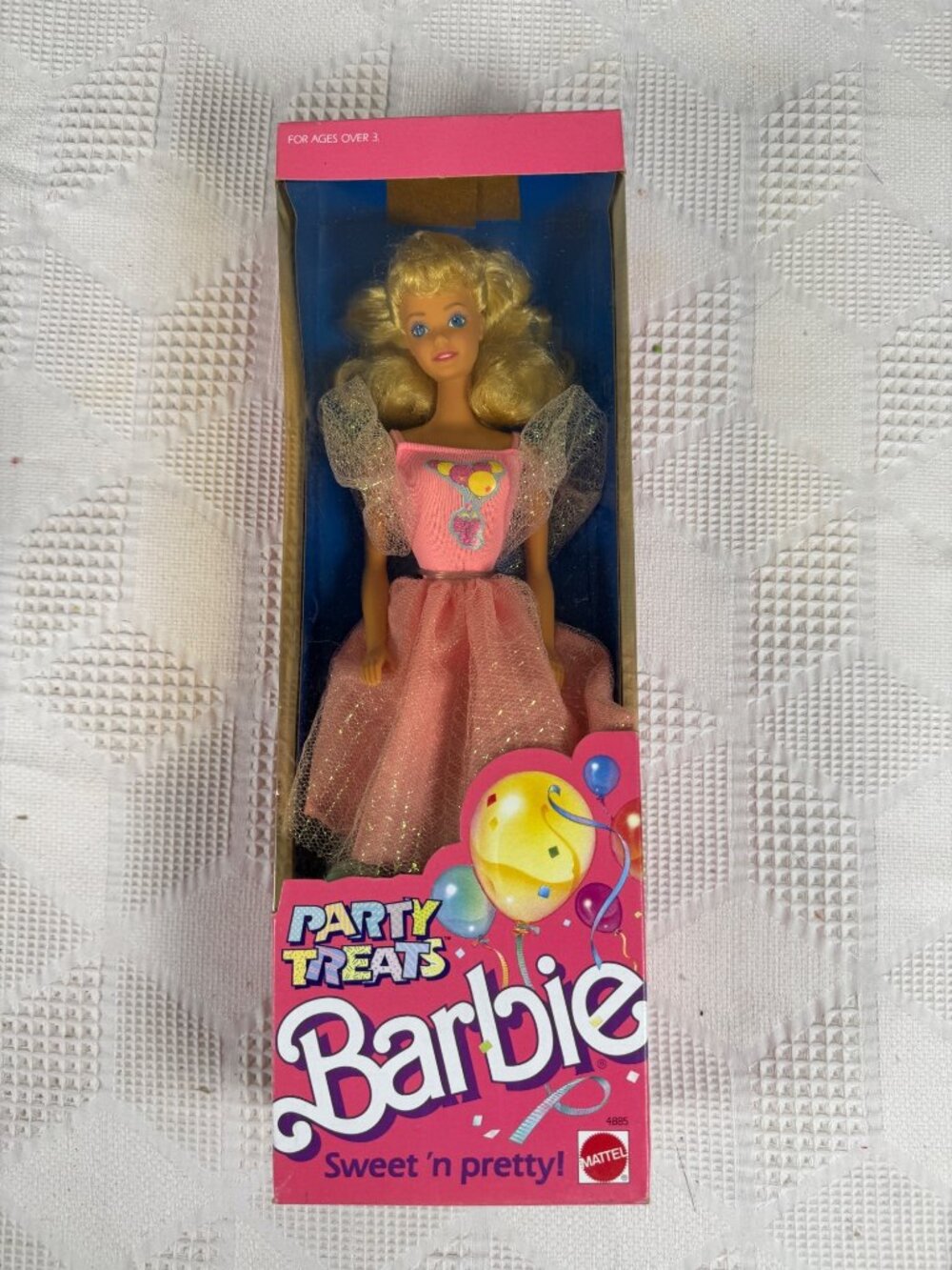 Party Treats Barbie Doll Vintage 1989 Sweet N Pretty Mattel 4885 NIB